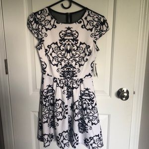 NWT B Darlin Black and White Dress